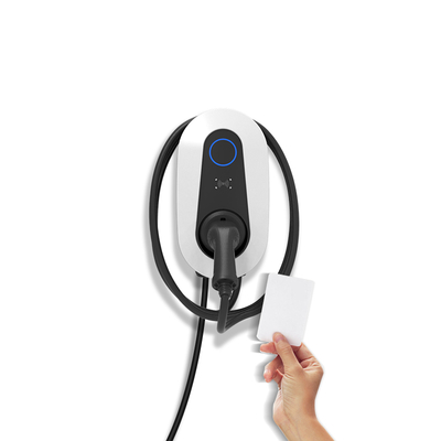 7kW 11kW 22kW نوع 2 شاحن الكهرباء الكهربائية محطة شحن تغير التيار الموجودة على الجدار IP55