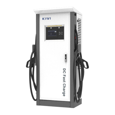Ccs 60kw Dc شاحن سريع محطات شحن للسيارات الكهربائية العامة في الهواء الطلق ISO15118 DIN70121