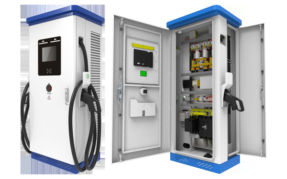 مستمر 240kW مستمر محطة شحن سريع CCS2 7 بوصة شاشة لمسة FRID IP54