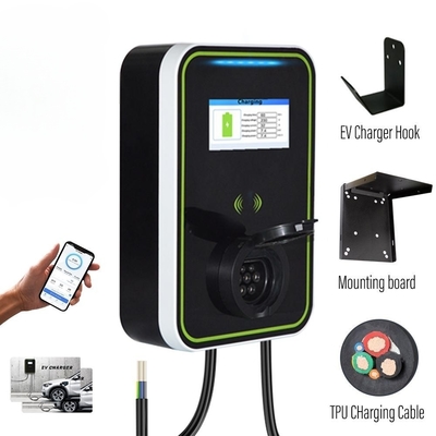 الفنادق الشقق المركبة Ev صندوق محطة شحن CCS2 GB/T المستوى 1 2 مكبس شاحن