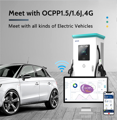 القوالب المخصصة IP54 محطات الشحن السريعة للسيارات الكهربائية التجارية للجمهور 180KW 240KW