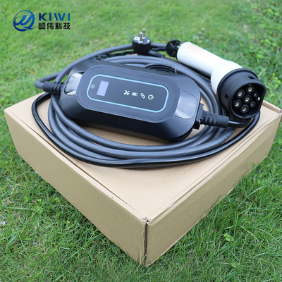 220 فولت KIWI 3.5KW شاحن EV المحمول نوع 2 16A J1772 لمحطة شحن السيارات الكهربائية