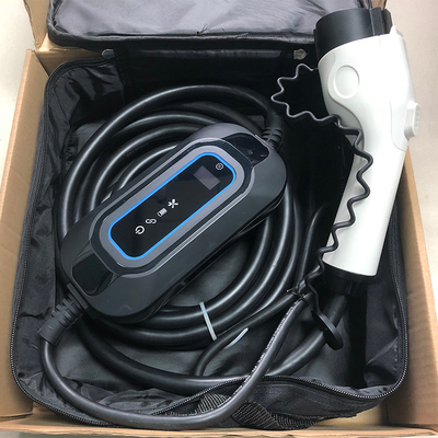تيسلا سيارات التجهيز نوع 2 وصلة في Sae J1772 نوع 1 16a 220v EV شاحن محمول 5m كابل