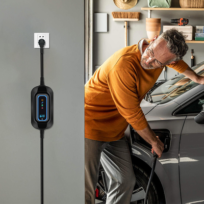 16A تيار الخروج SAE J1772 موصل محطة شحن EV لنموذج Tesla 3.5KW 7KW