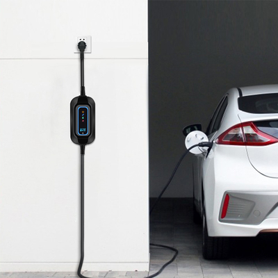 شاحن السيارة الكهربائية المحمول 16A الكشف عن درجة حرارة الاتصال لـ Tesla Model S