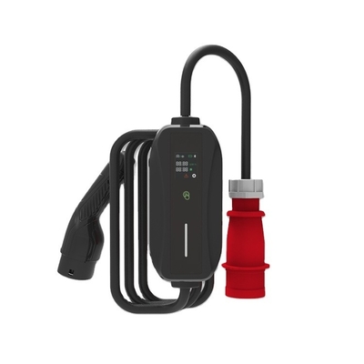 محطة شحن للتيار المتردد للسيارات الكهربائية IP67 مستوى الحماية 11kw 380V النوع B RCD 30mA 6mA