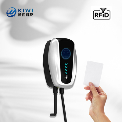 شاحن فولكسفاغن ID 4 EV شاشة LCD ذات 7 كيلوواط مرحلة واحدة من النوع 2 مع الكشف عن العزل