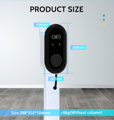 محطة شحن RS485 EV من نقطة إلى أخرى لسيارة ID4 Volkswagen و KIWI LCD Mini Ev