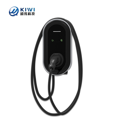 محطات شحن للسيارات الكهربائية 220 فولت مثبتة على الحائط لنموذج X 7kw كومة شاحن نوع 2 شحن سريع