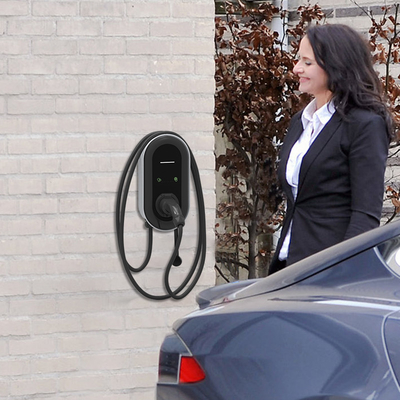 RFID بدء التشغيل ترقية تثبيت عمود USB المستوى 2 محطة شحن بطاريات السيارات السريعة EV