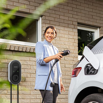 50 هرتز ± 10 هرتز شبكة تردد الجدار الصعود مستوى 2 EV شاحن لمحطة الشحن الشمسية المنزل