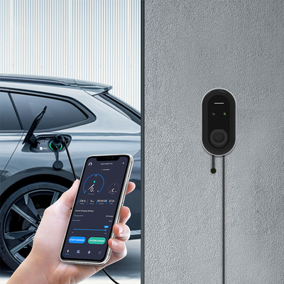 حماية RCD ضد التسرب IP54 5KW 22KW AC EV كومة شحن لـ Tesla في منتزه الترفيه