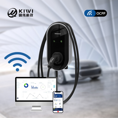 11kw Wifi DC LCD Display CCS2 Car EV Wallbox Charger للشحن السريع والمريح