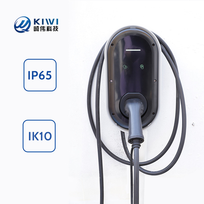 11kw Wifi DC LCD Display CCS2 Car EV Wallbox Charger للشحن السريع والمريح