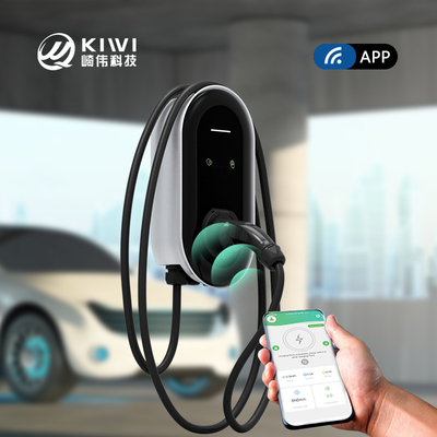 11kw Wifi DC LCD Display CCS2 Car EV Wallbox Charger للشحن السريع والمريح