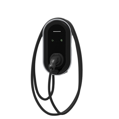 شاحن الكهرباء السريع على الجدار / العمود KIWI 22KW للجهد الدخالي 380v والكابلات من النوع 1 2