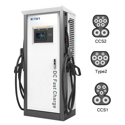 60kw 120kw التيار الخارجي CCS2 Chademo Type2 EV كومة شحن DC للسيارة الكهربائية