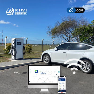 شاحن الكهرباء الكهربائية القائم على الأرض 120 كيلوواط CCS من النوع 2 المذكور في لائحة CE لموقف السوبر ماركت