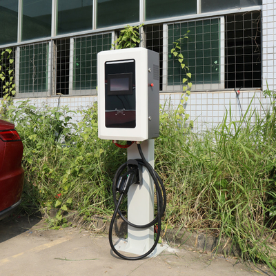تطبيق 4G الذكي في الهواء الطلق 20kW 30kW 40kW مستوى 3 حائط متواصل التجاري CCS1 CCS2 محطة شحن EV GB / T
