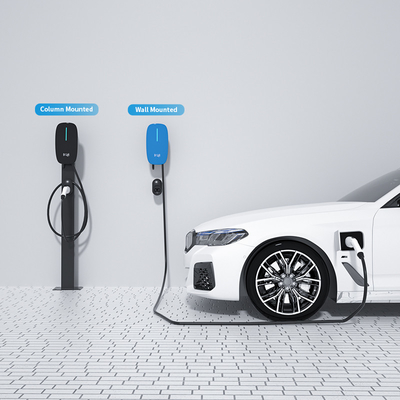 محطة شحن السيارات الكهربائية الذكية 7kw 11kw AC EV شاحن نوع 2 نوع 1 Wallbox 16A 32A محطة شحن السيارات الكهربائية 22kw EV شاحن