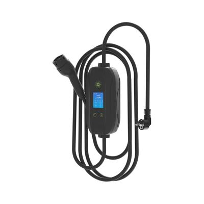 شاحن الكهرباء المحمول ذو مرحلة واحدة 3.5kw مثبت على الحائط مع شحن القابس وكشف العزل