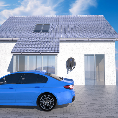 7kW 11kW 22kW نوع 2 شاحن الكهرباء الكهربائية محطة شحن تغير التيار الموجودة على الجدار IP55